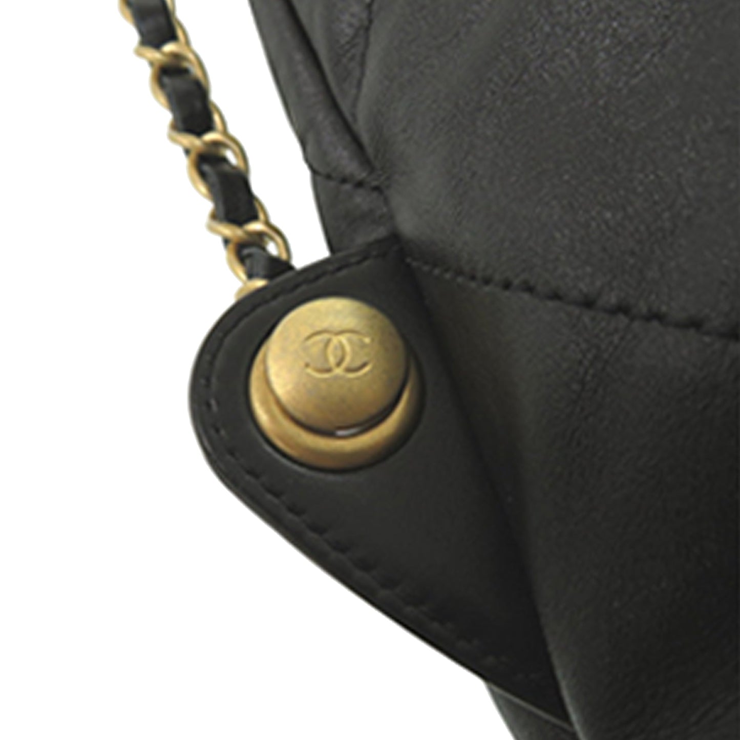 Chanel Large Quilted Shiny Calfskin 22 Backpack