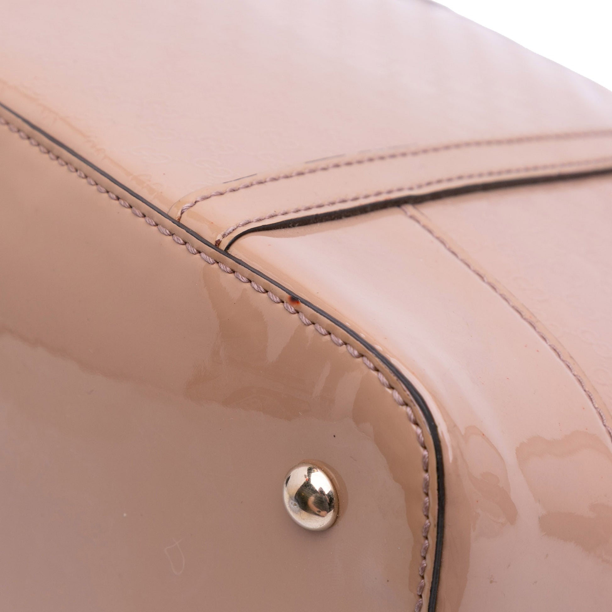 Gucci Large Microguccissima Patent Nice Dome Satchel