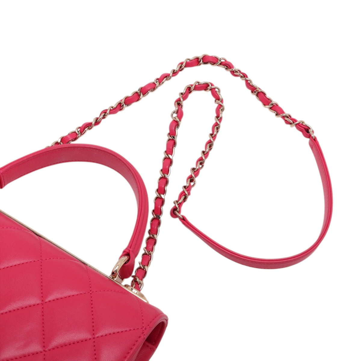 Chanel Small Quilted Lambskin Trendy CC Flap — Pink