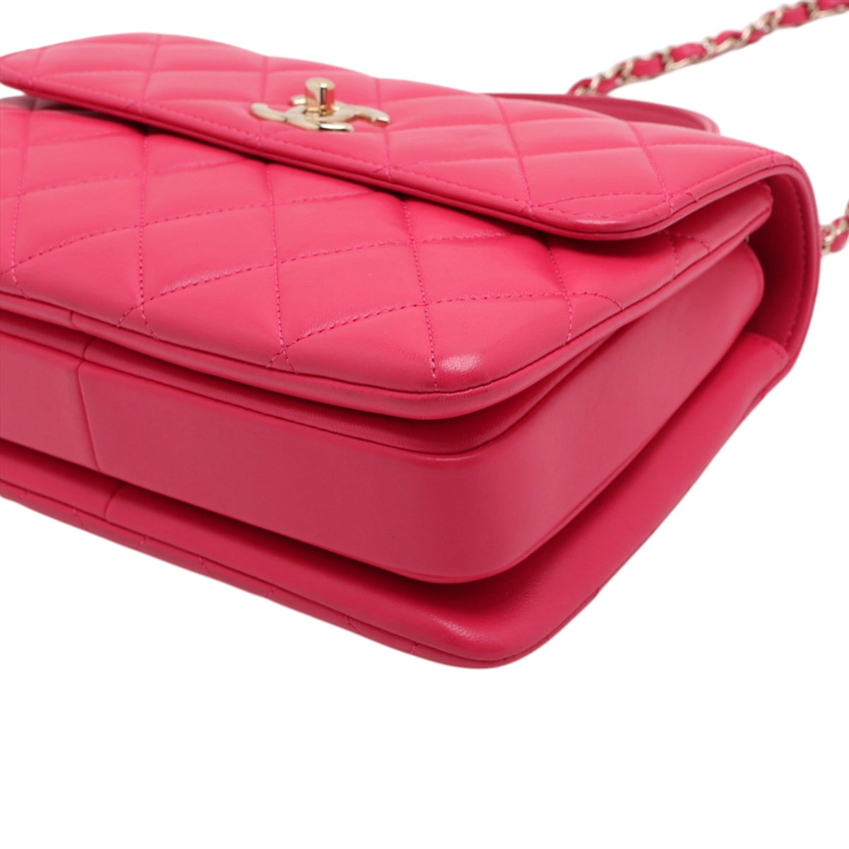Chanel Small Quilted Lambskin Trendy CC Flap — Pink