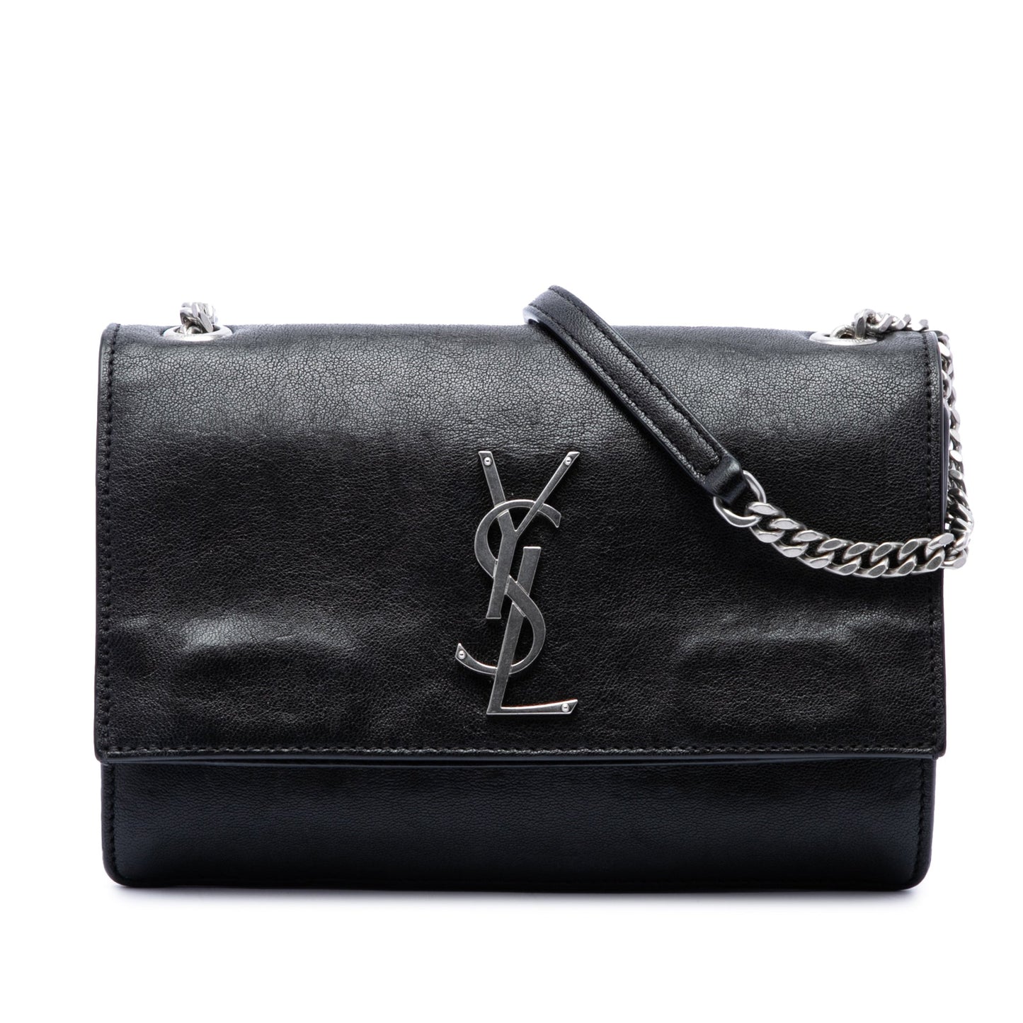 Saint Laurent Small Calfskin Monogram Sunset Crossbody