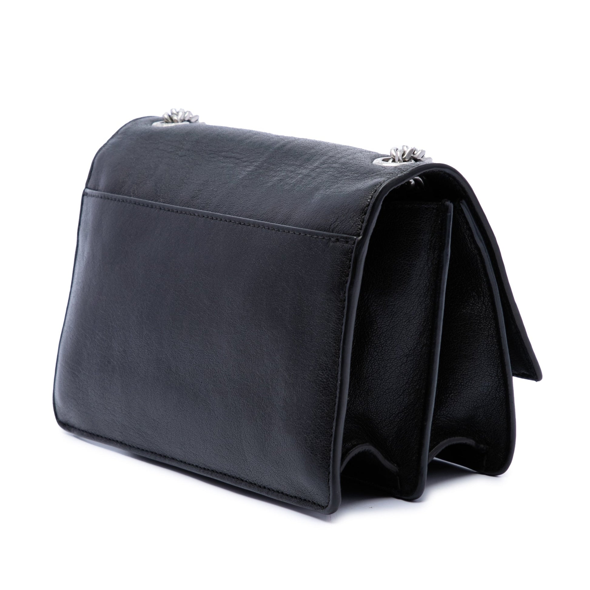 Saint Laurent Small Calfskin Monogram Sunset Crossbody