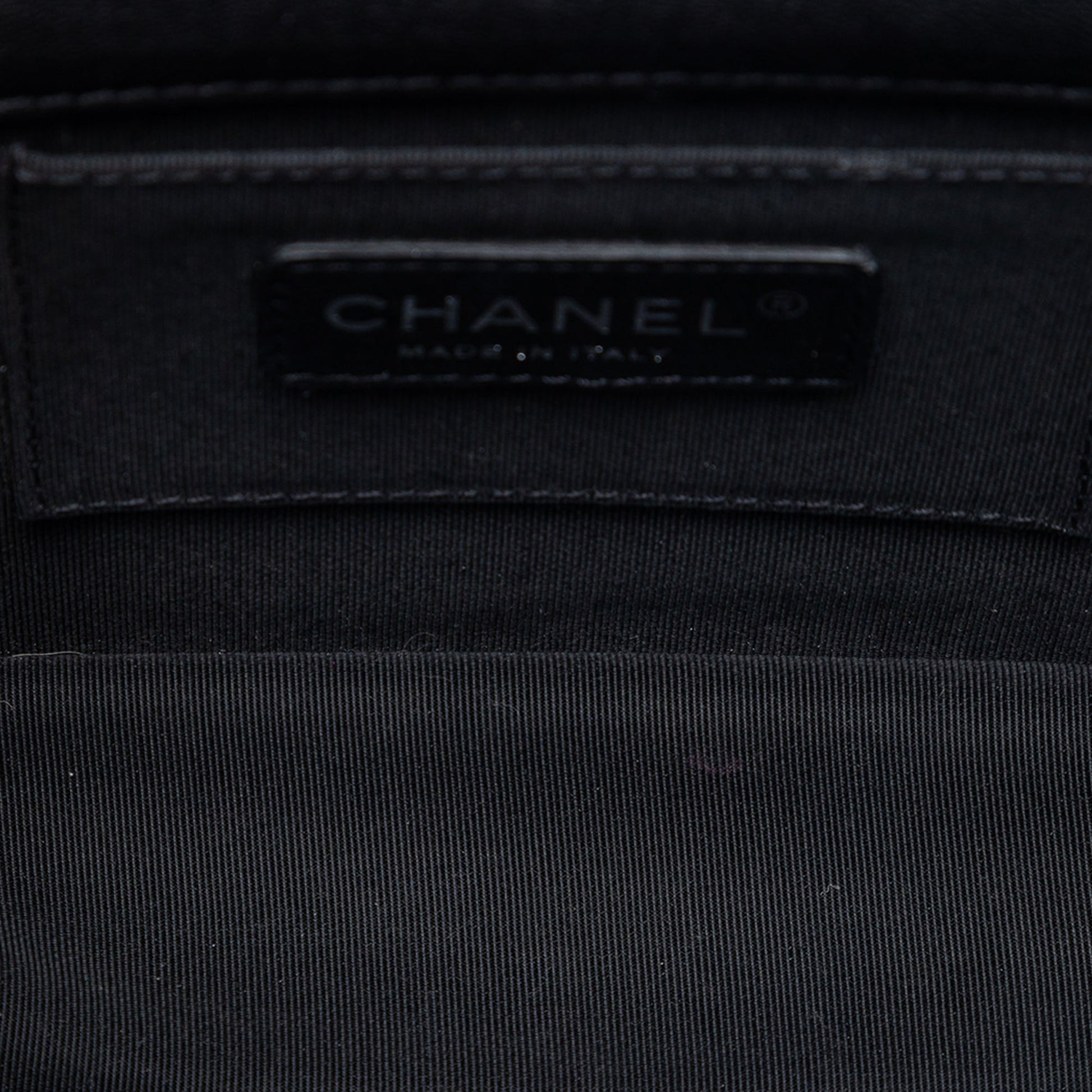 Chanel Patent and Acrylic Crystal Embellished Boy Brick Horizontal Flap
