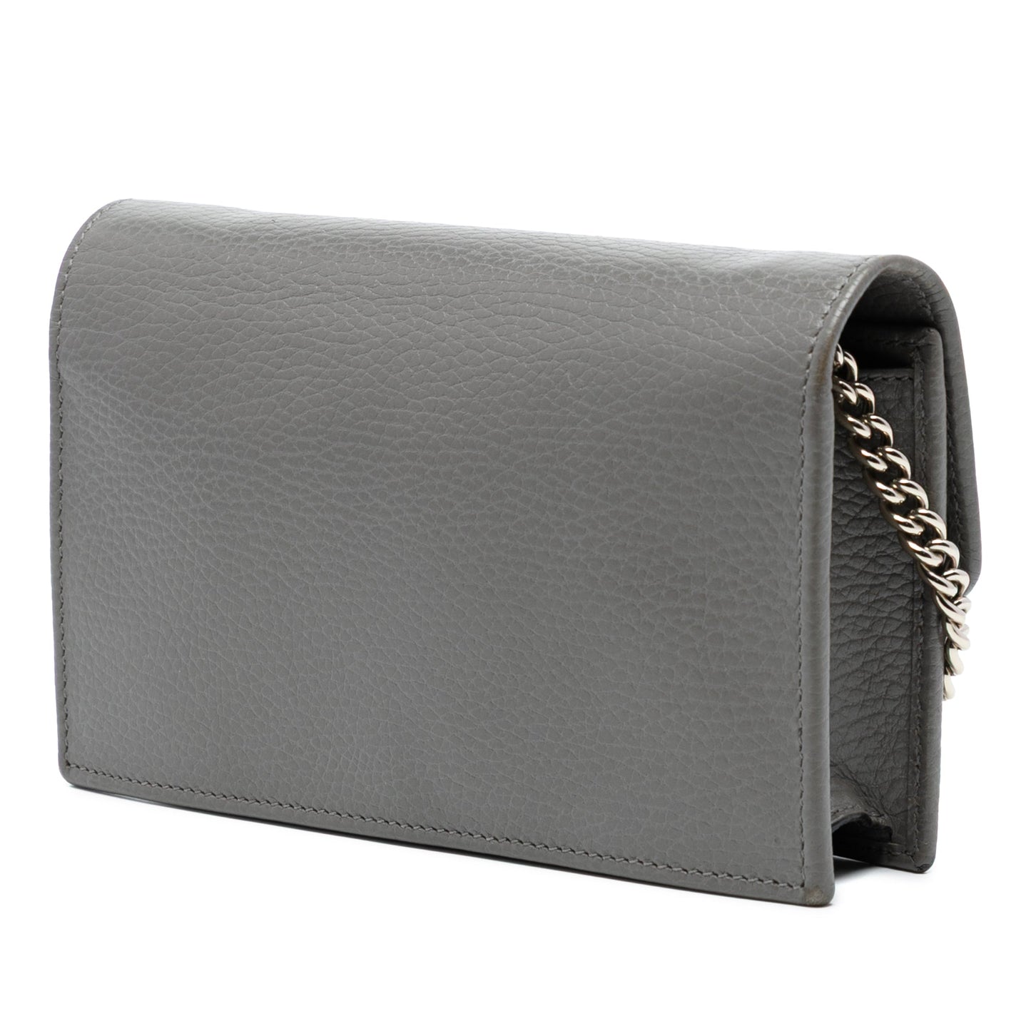 Gucci Interlocking G Dollar Calfskin Wallet on Chain