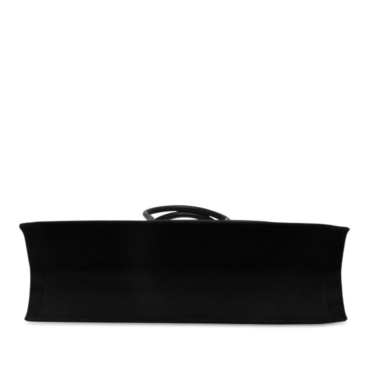 Saint Laurent Large Canvas Rive Gauche Tote — Black