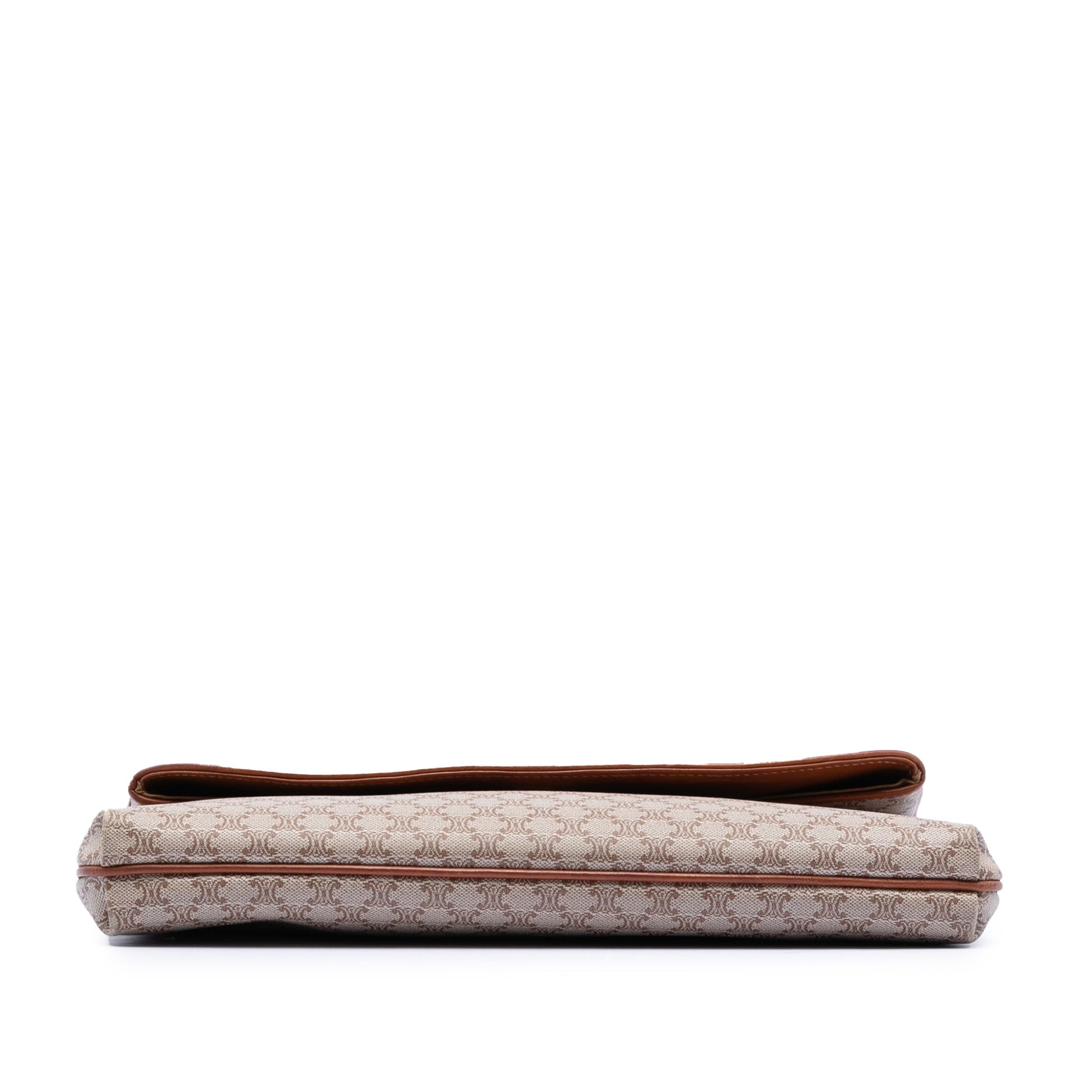 Celine Macadam Coated Canvas Clutch