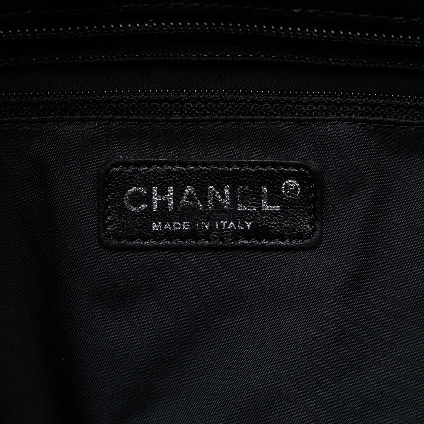 Chanel XL Quilted Coated Canvas Paris Biarritz Tote
