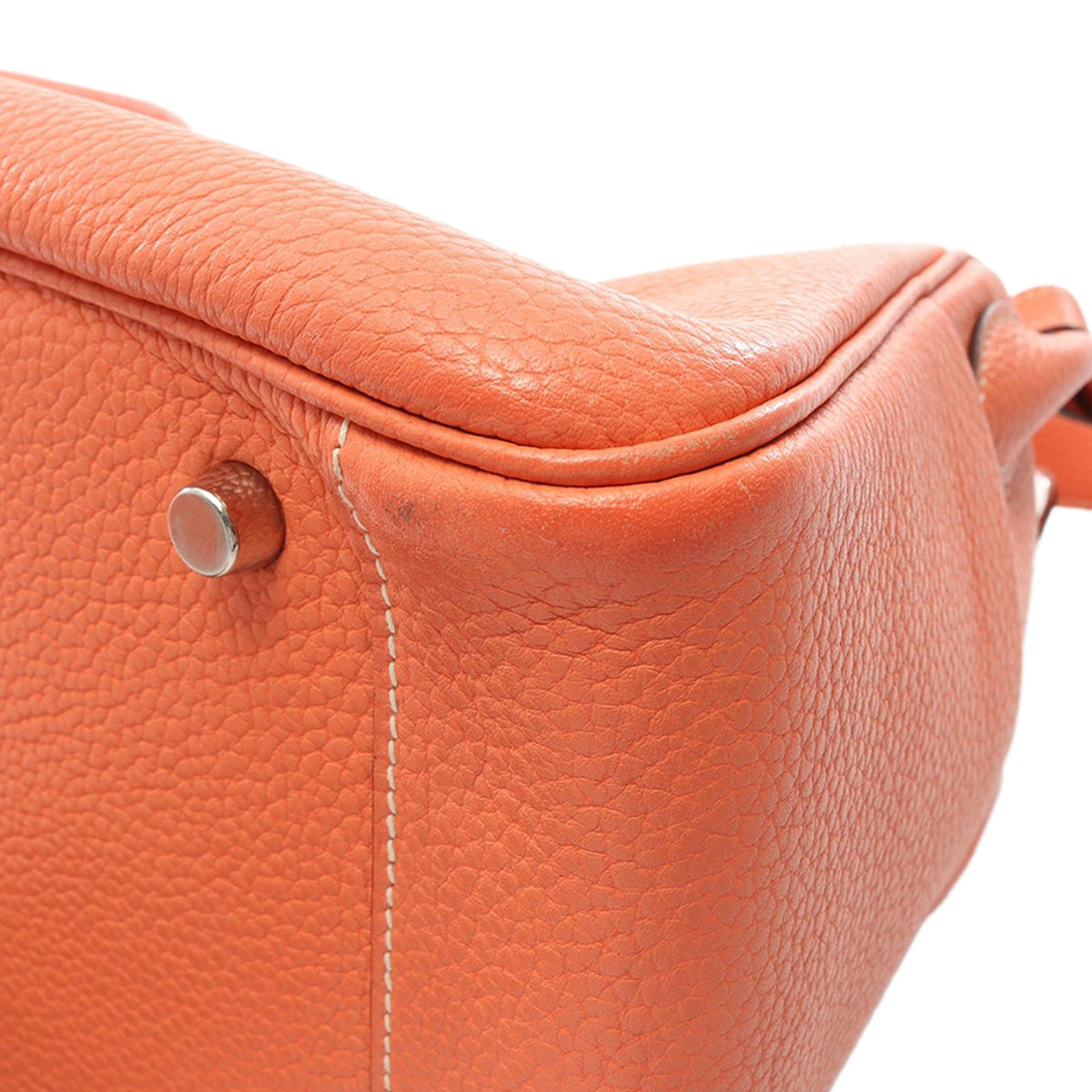 Hermès Clemence Lindy 30 — Orange