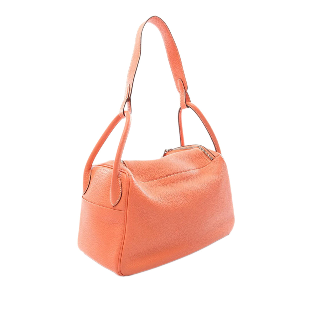 Hermès Clemence Lindy 30 — Orange