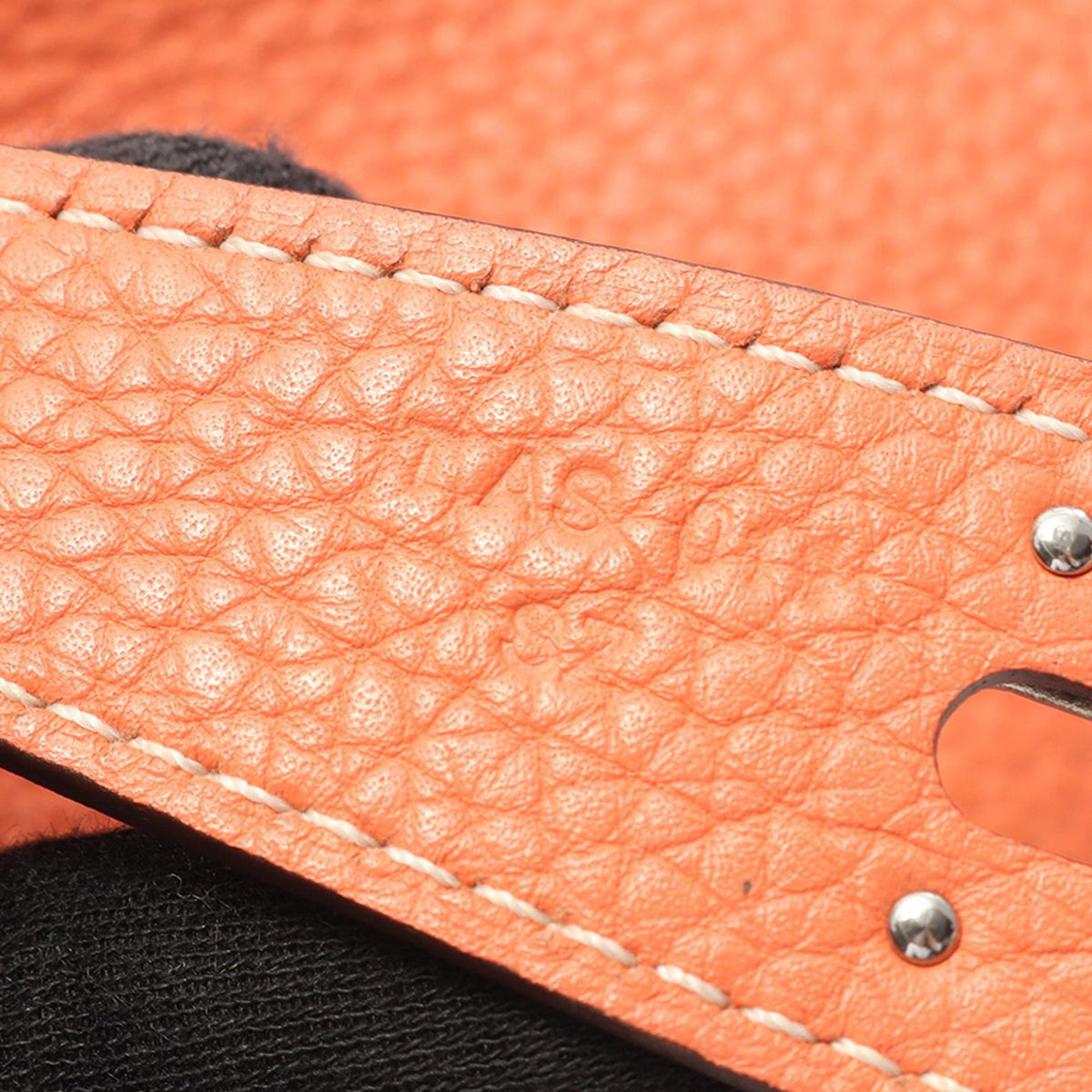 Hermès Clemence Lindy 30 — Orange