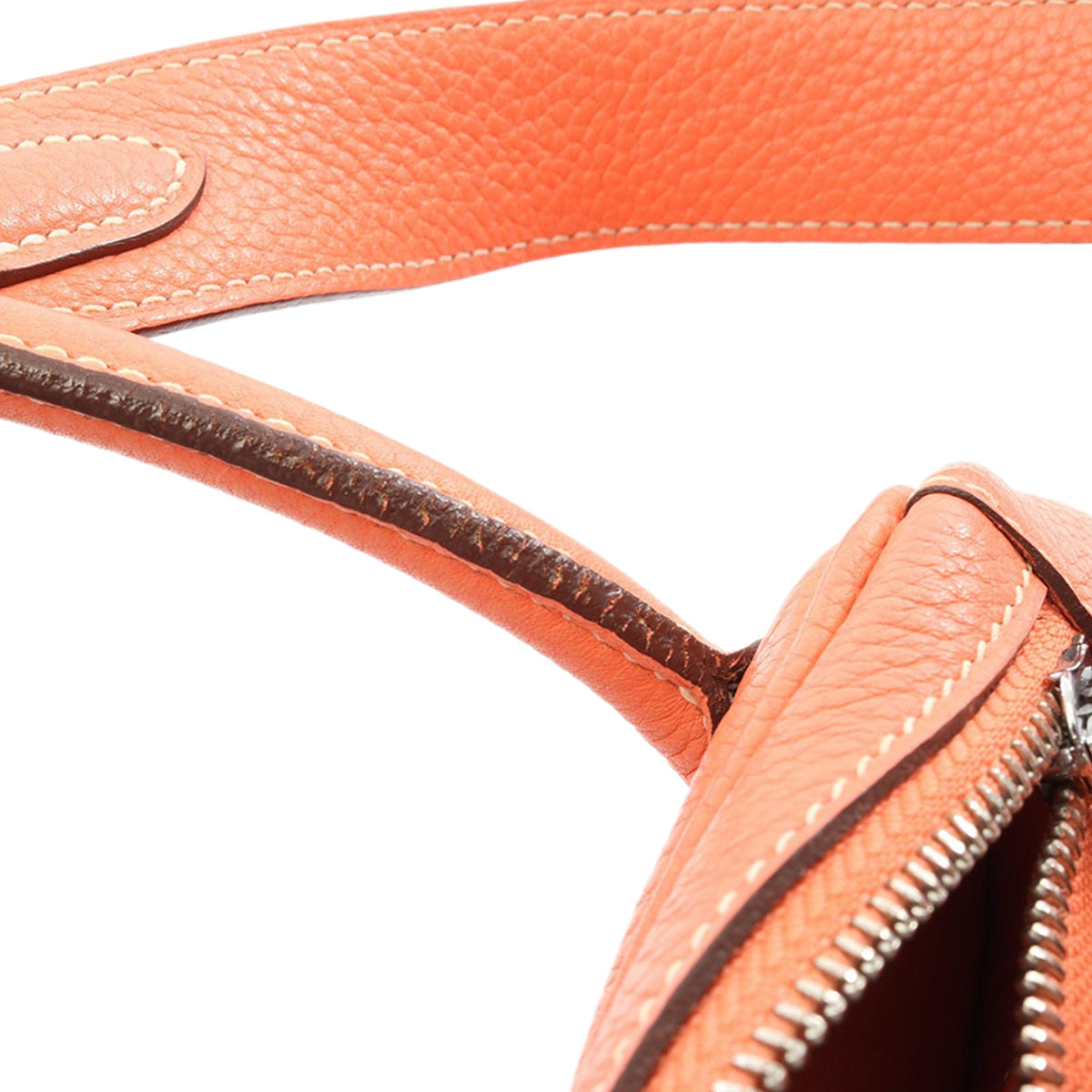 Hermès Clemence Lindy 30 — Orange