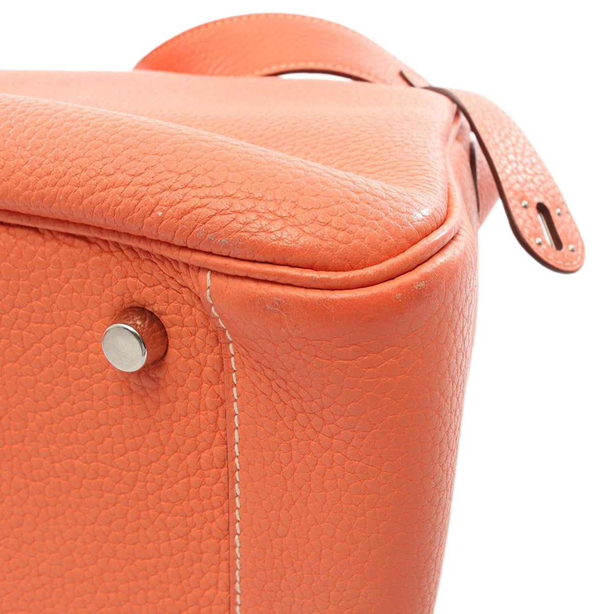 Hermès Clemence Lindy 30 — Orange