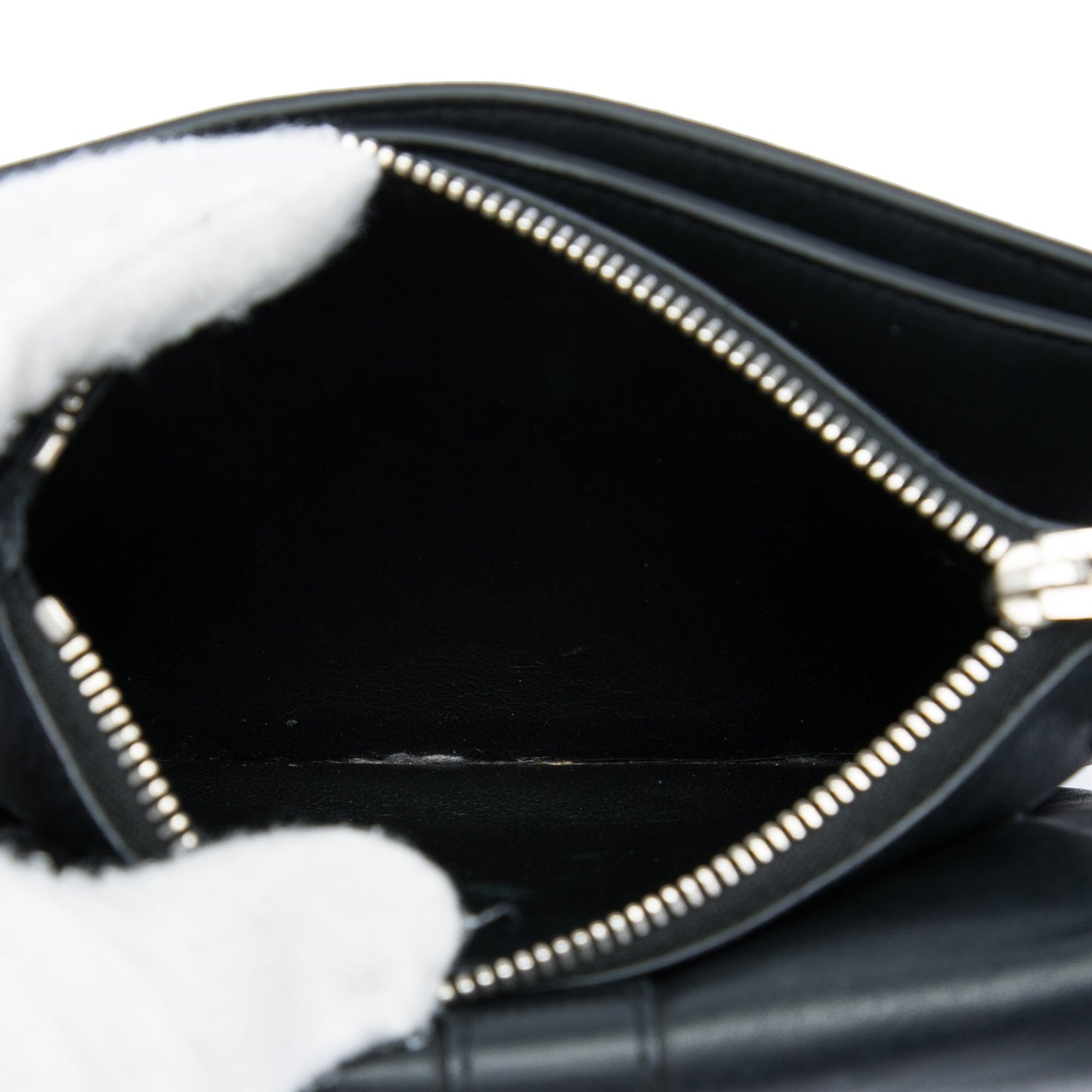 Saint Laurent Calfskin Monogram Tri Pocket Crossbody