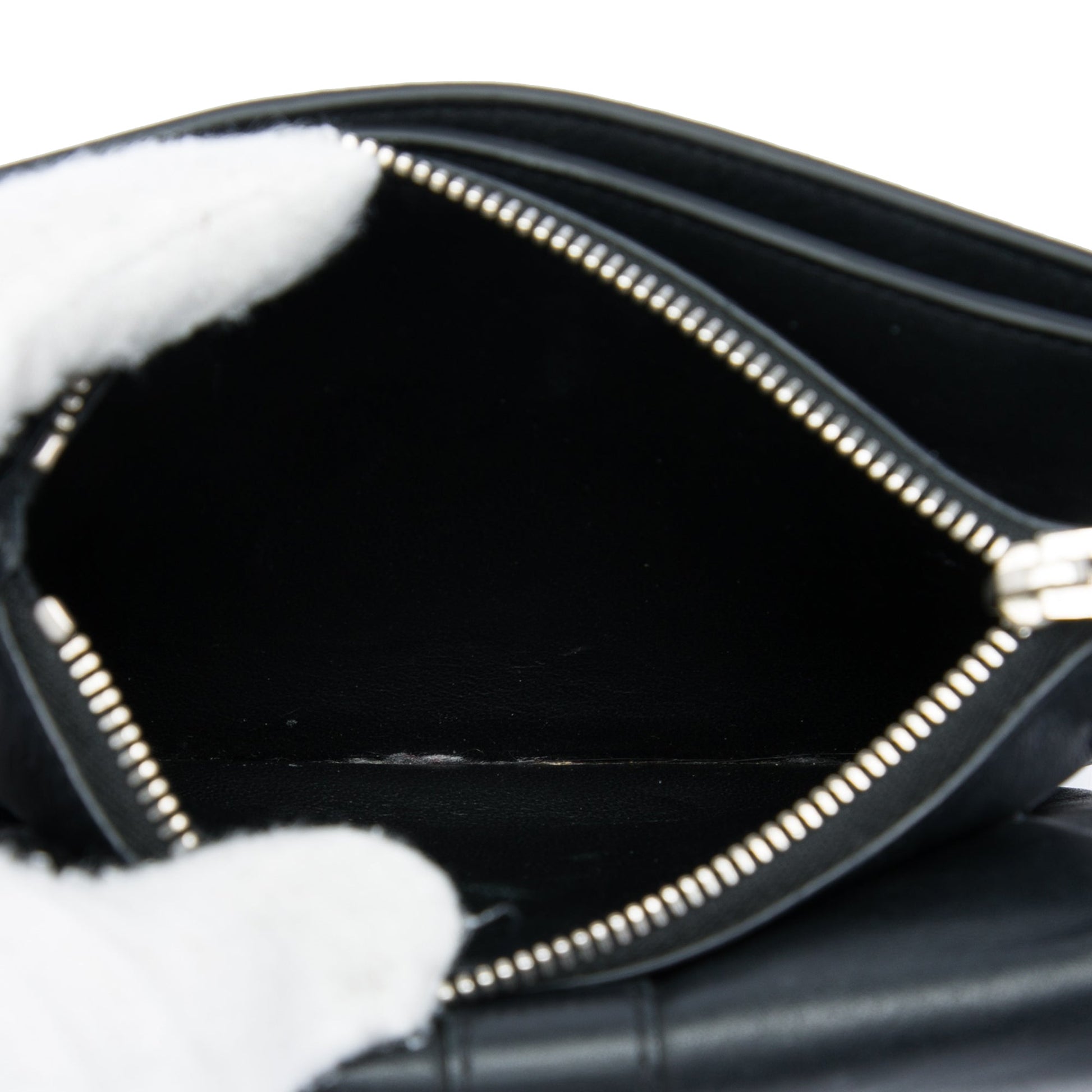 Saint Laurent Calfskin Monogram Tri Pocket Crossbody