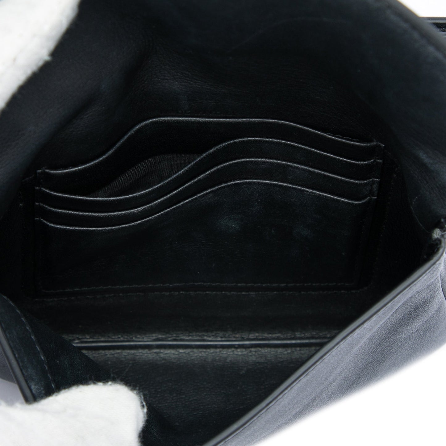 Saint Laurent Calfskin Monogram Tri Pocket Crossbody