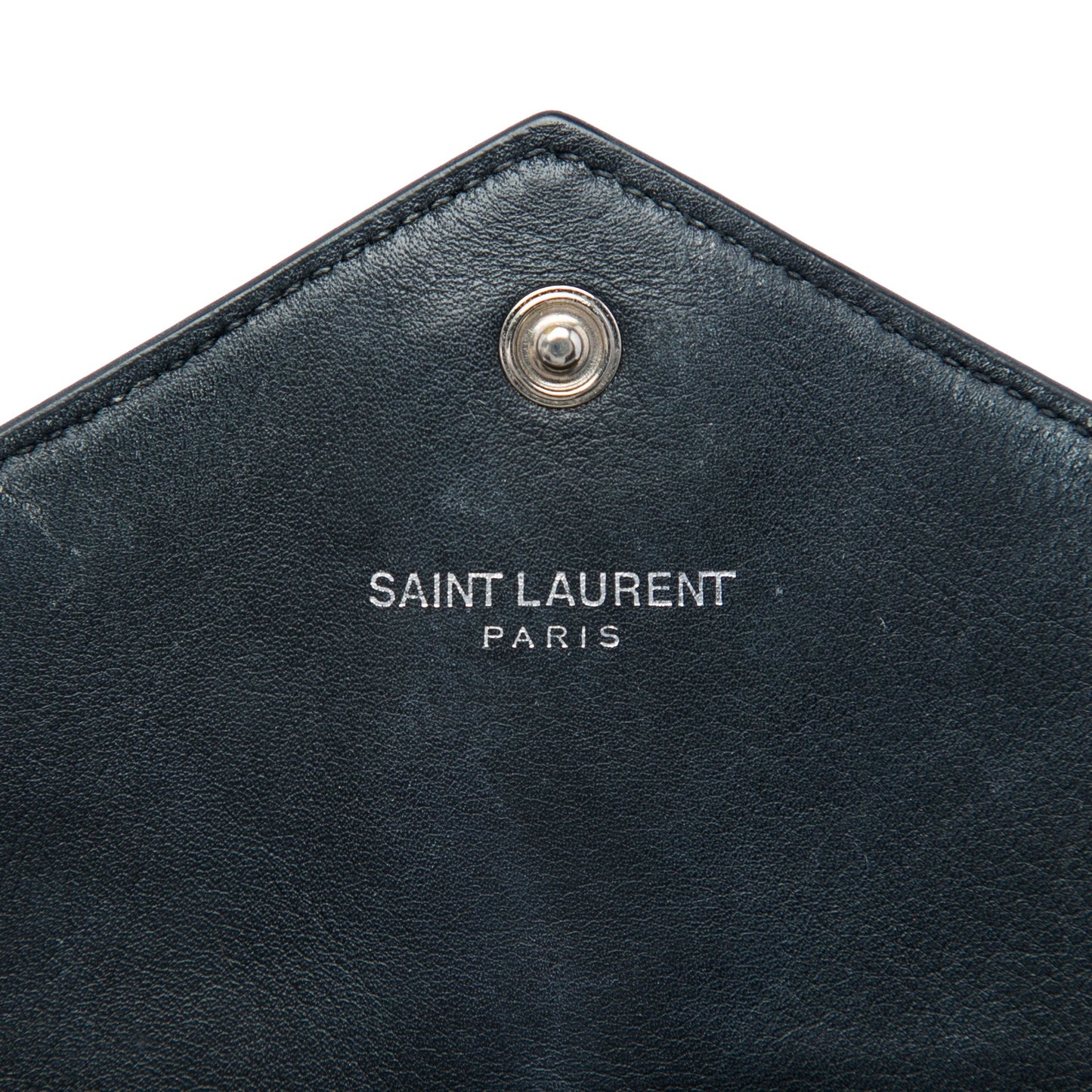 Saint Laurent Calfskin Monogram Tri Pocket Crossbody