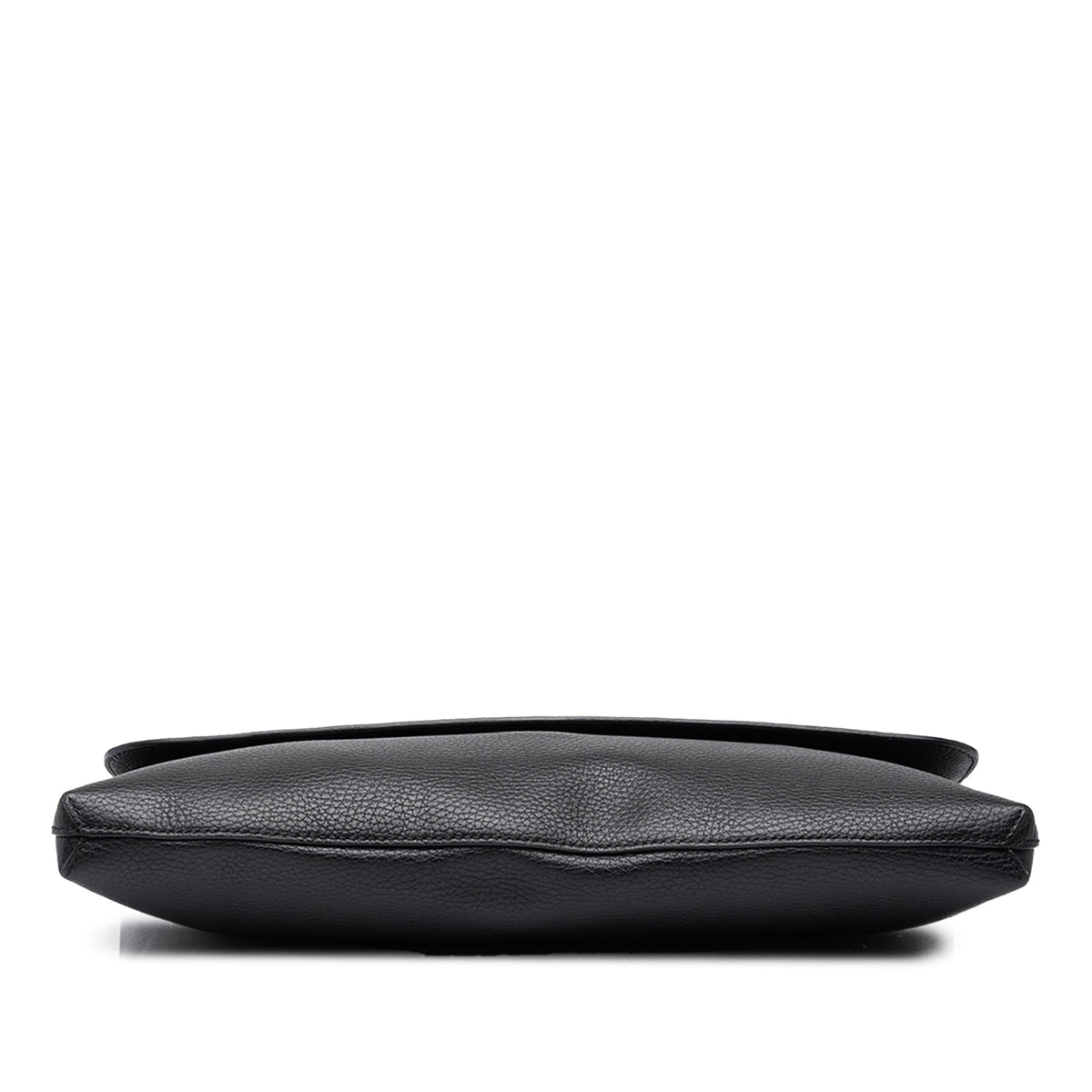 Gucci Pebbled Calfskin Portfolio Clutch — Black
