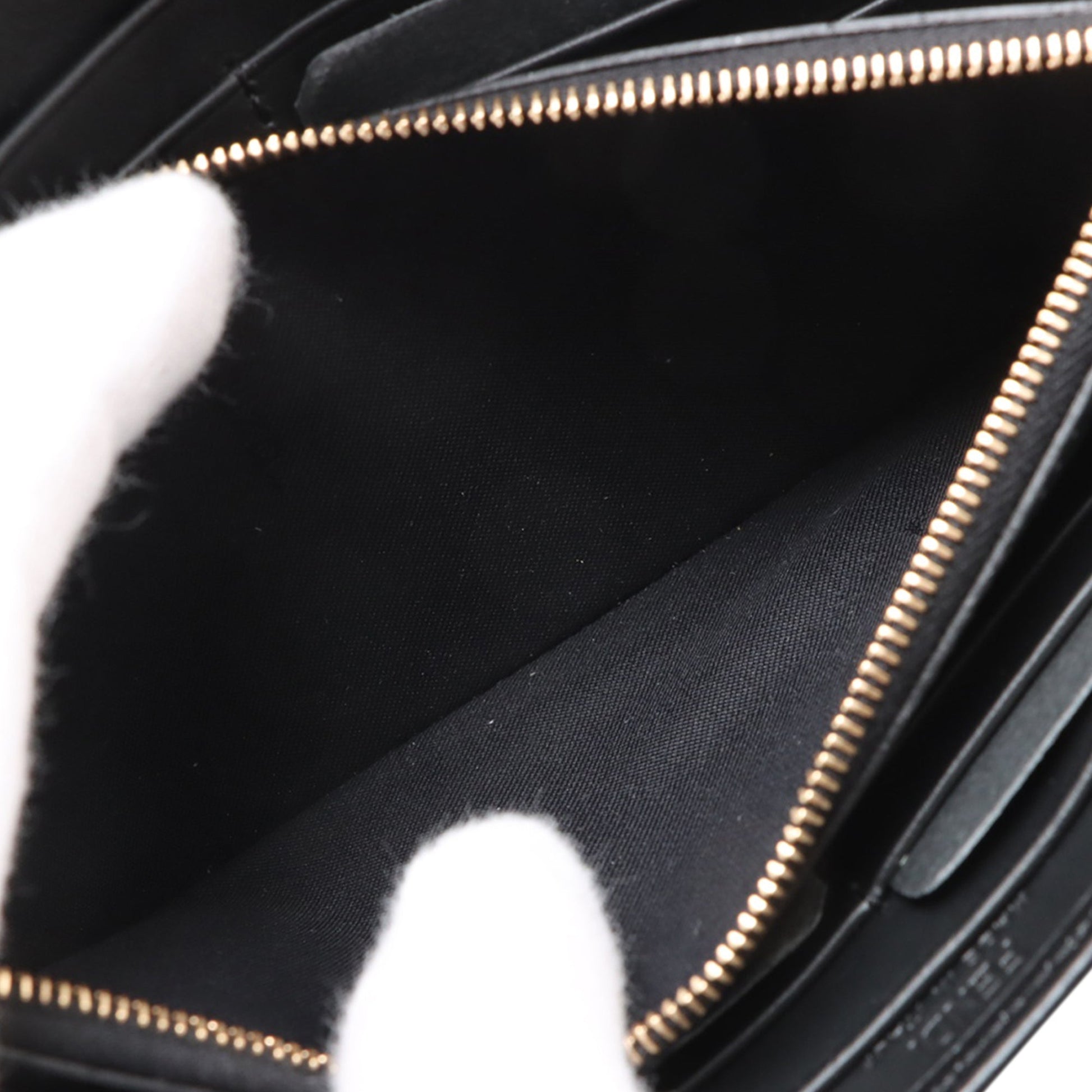 Fendi Leather FF Diamond Wallet on Chain