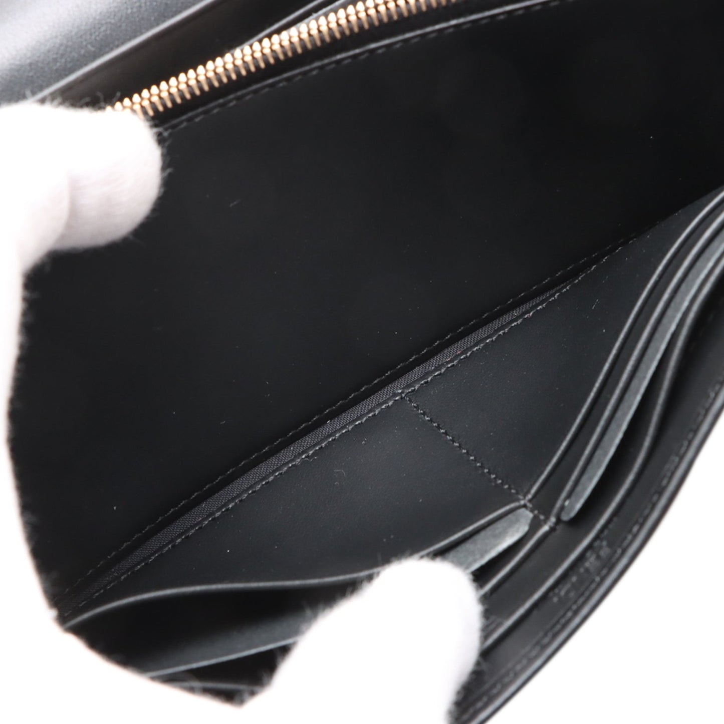 Fendi Leather FF Diamond Wallet on Chain