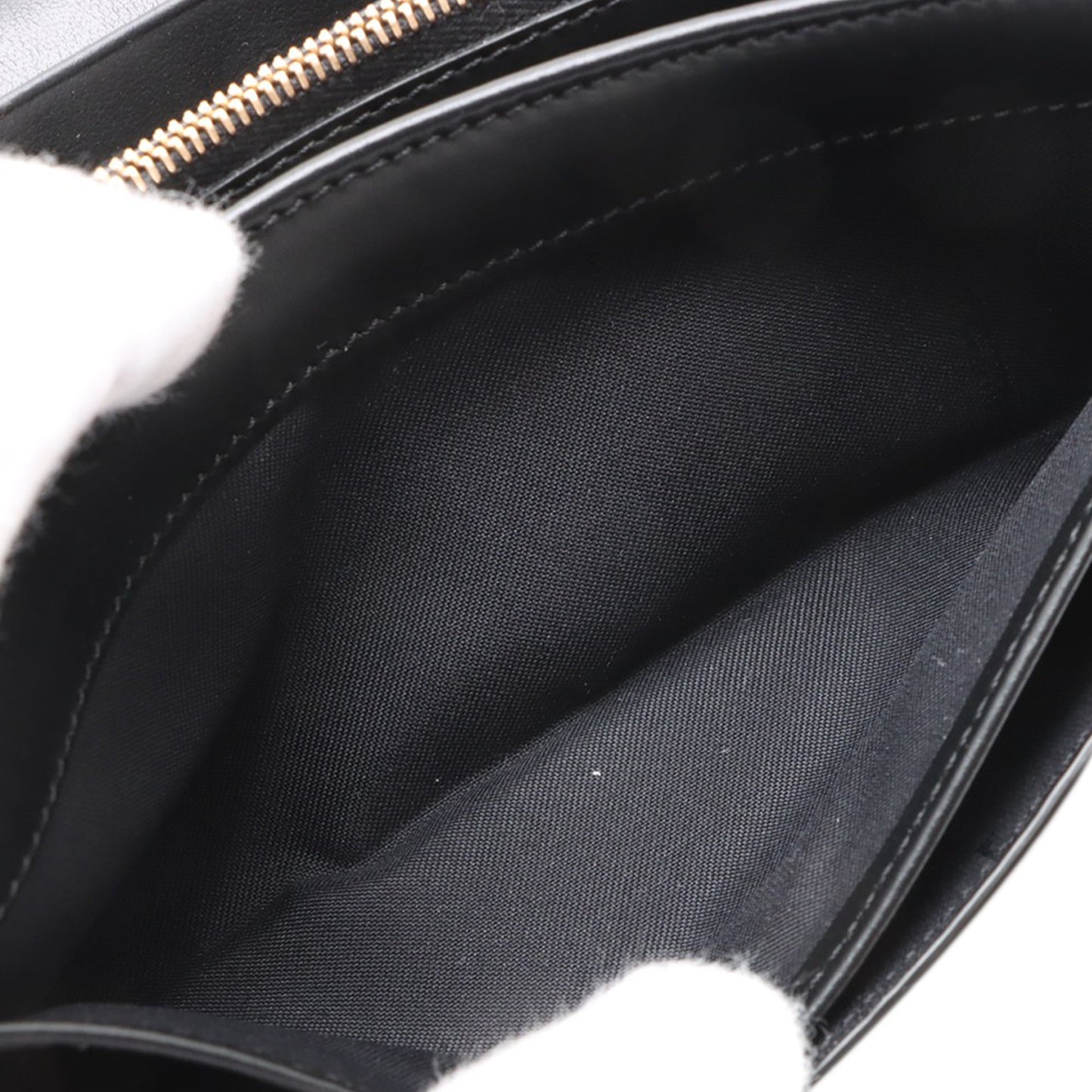 Fendi Leather FF Diamond Wallet on Chain