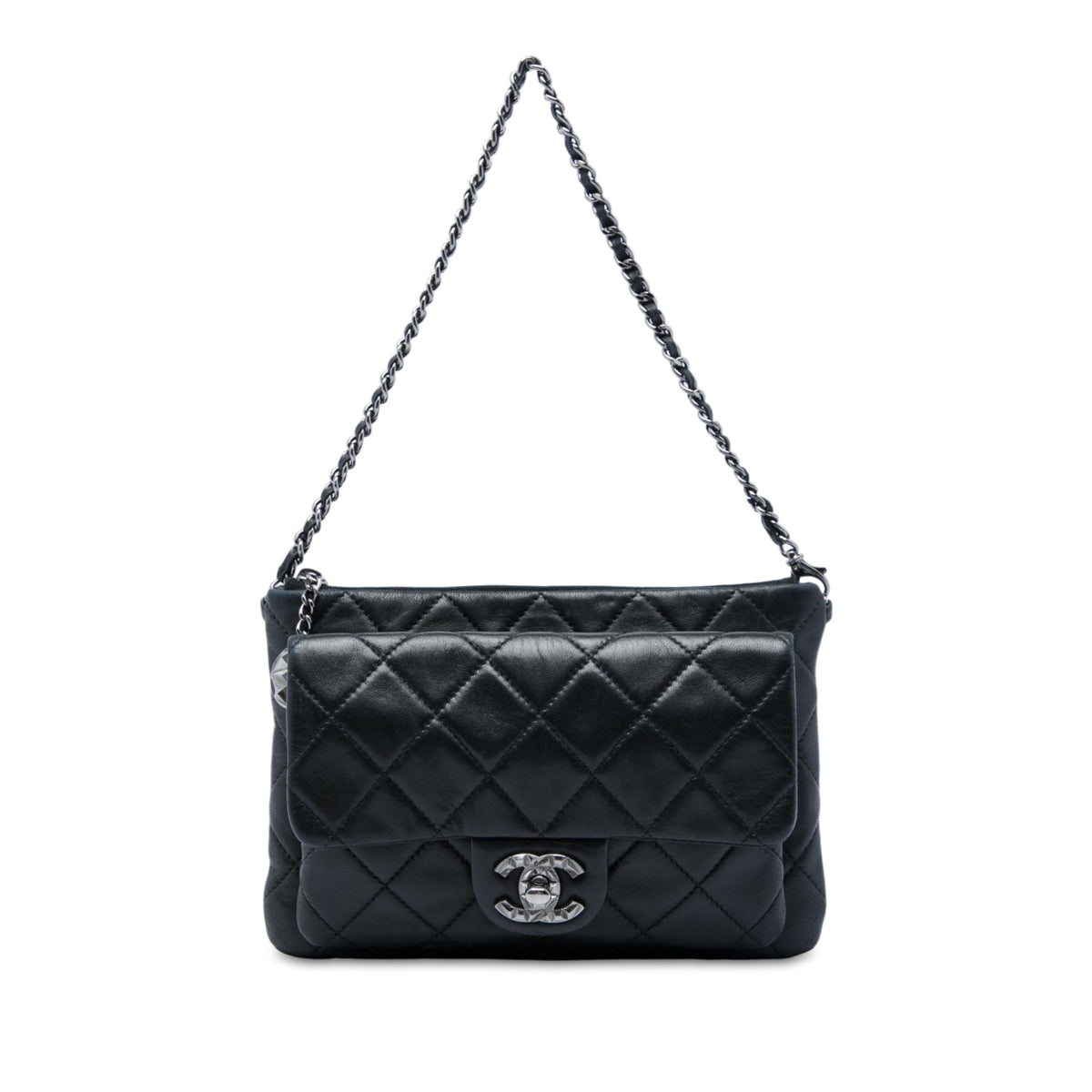 Chanel CC Quilted Lambskin Mineral Nights Flap