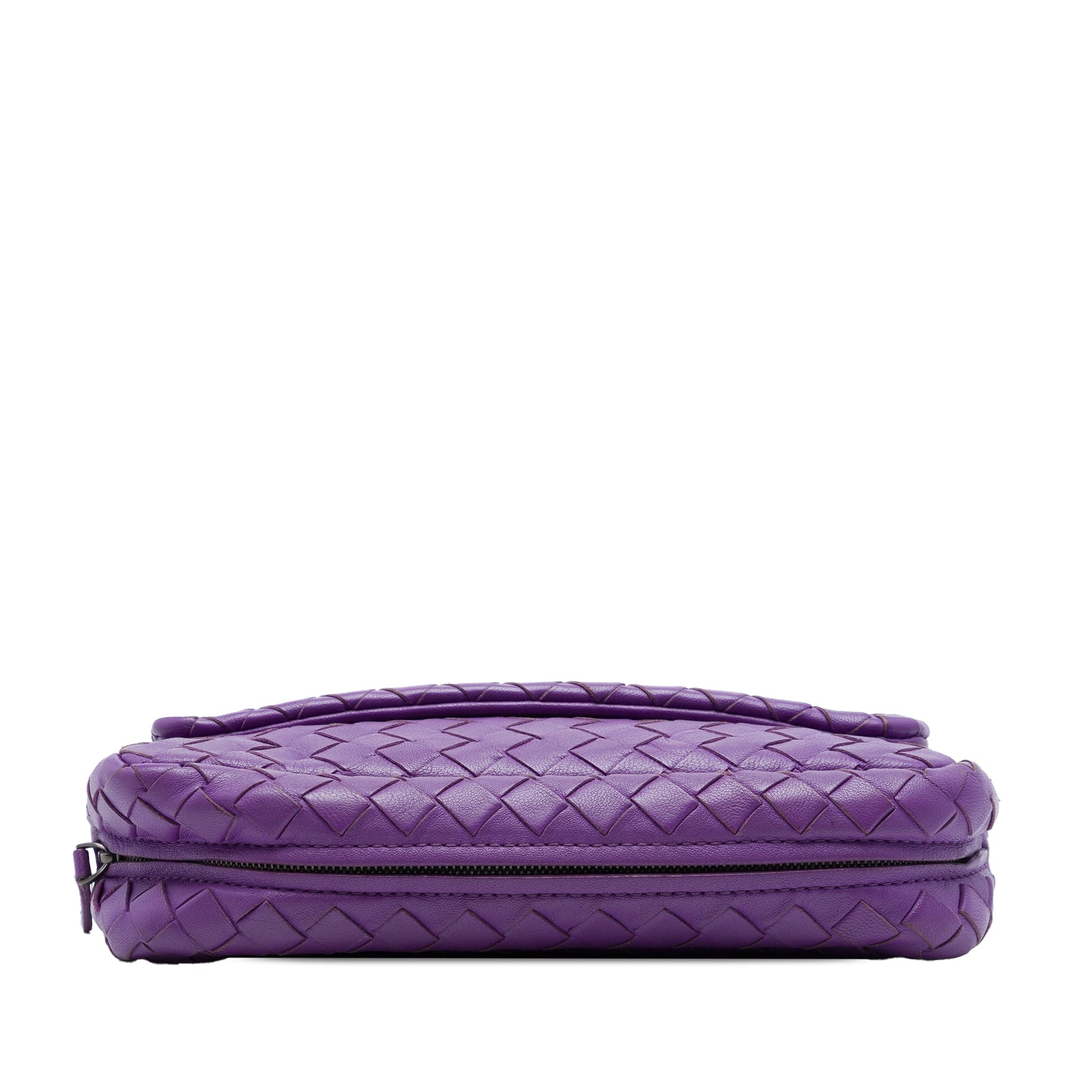 Bottega Veneta Mini Nappa Intrecciato Expandable Chain Flap Crossbody