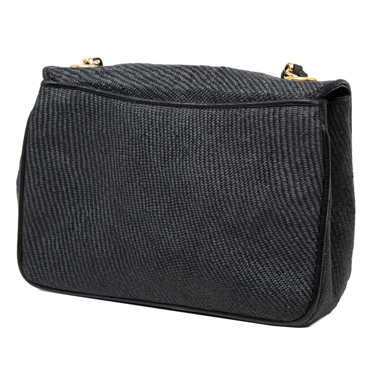 Chanel CC Raffia Full Flap