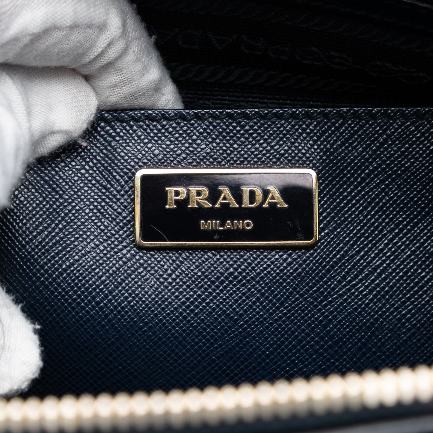 Prada Medium Saffiano Lux Promenade Satchel