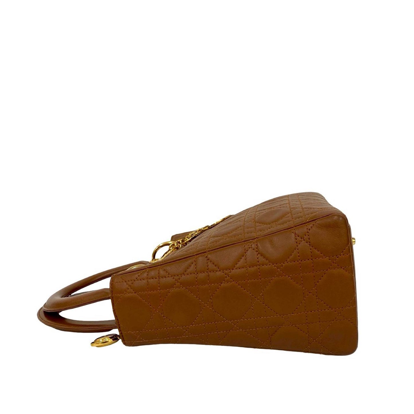 Dior Medium Lambskin Cannage Lady Dior