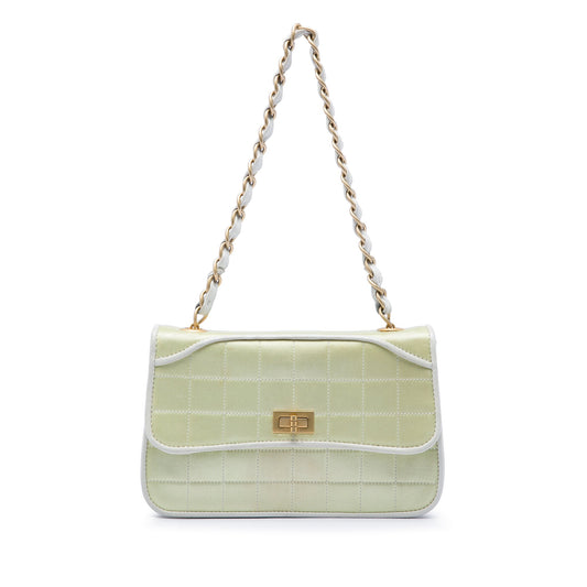 Chanel Chocolate Bar Satin Reissue 2.55 Single Flap