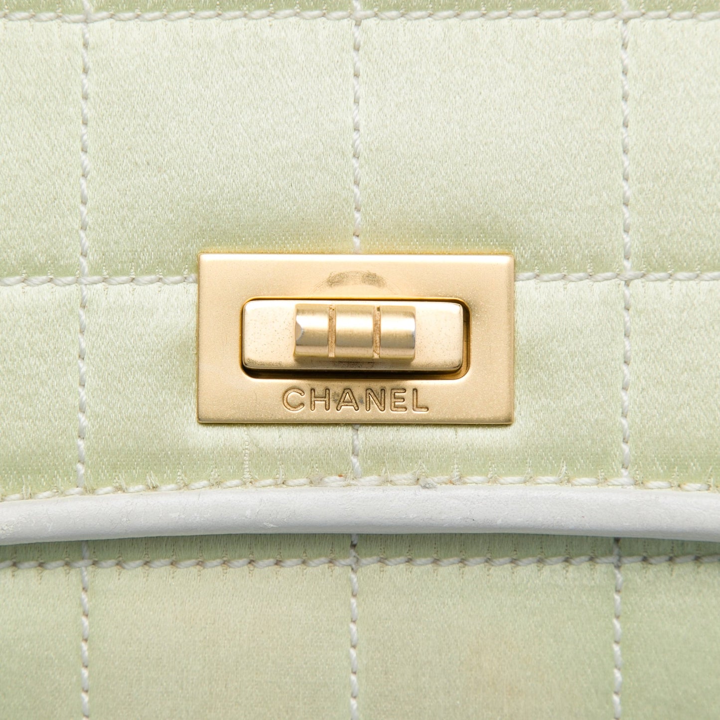 Chanel Chocolate Bar Satin Reissue 2.55 Single Flap
