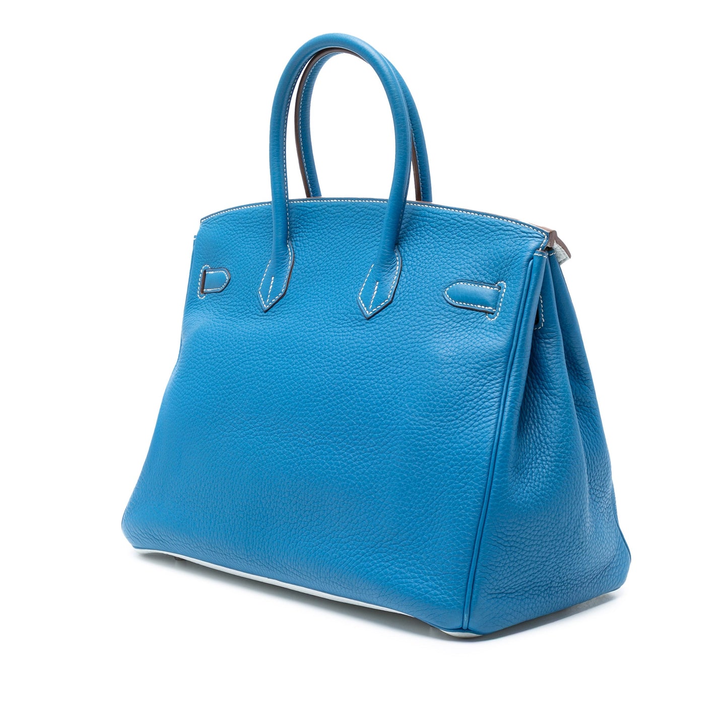 Hermès Limited Edition Bicolor Clemence Birkin Retourne 35