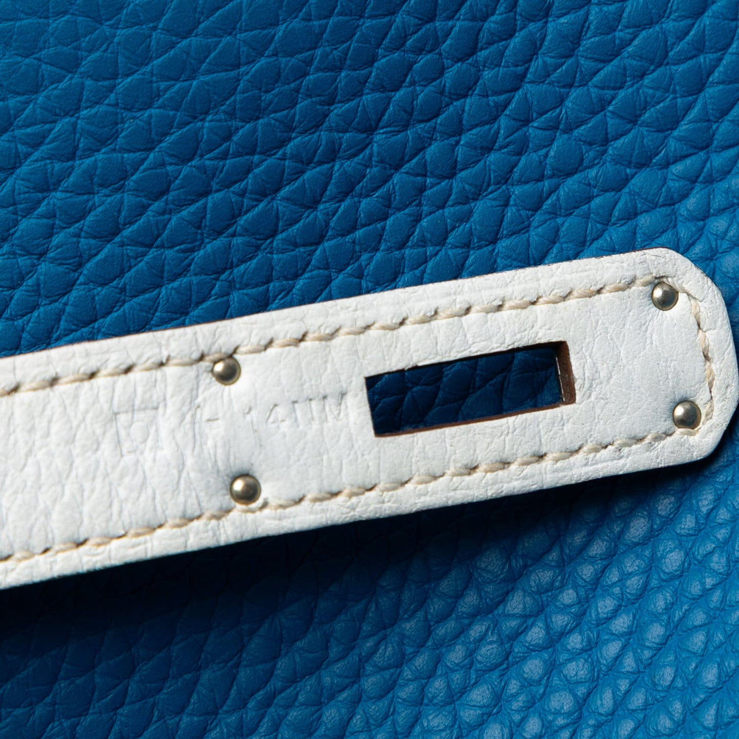 Hermès Limited Edition Bicolor Clemence Birkin Retourne 35