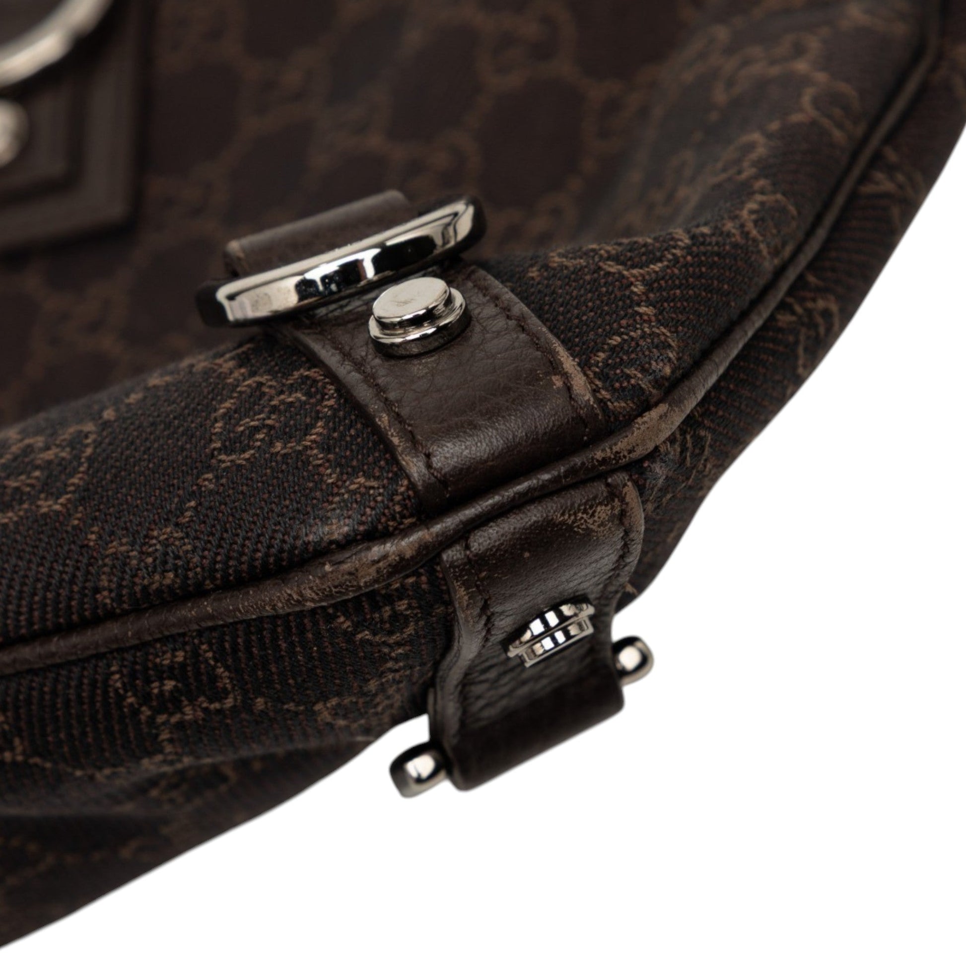 Gucci GG Denim Abbey D Ring Crossbody