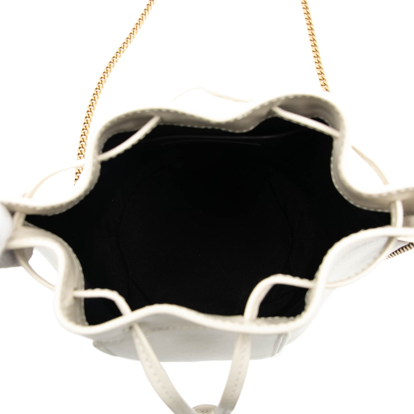 Saint Laurent Small Leather Talitha Bucket Bag