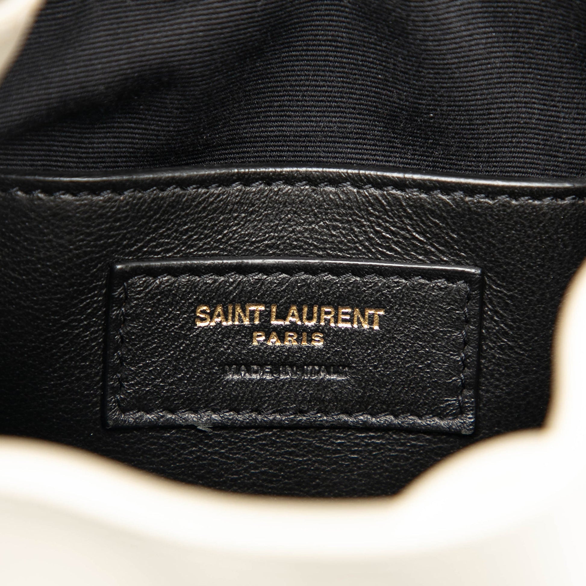 Saint Laurent Small Leather Talitha Bucket Bag