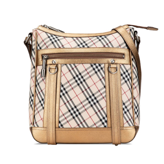 Burberry Nova Check Canvas Crossbody