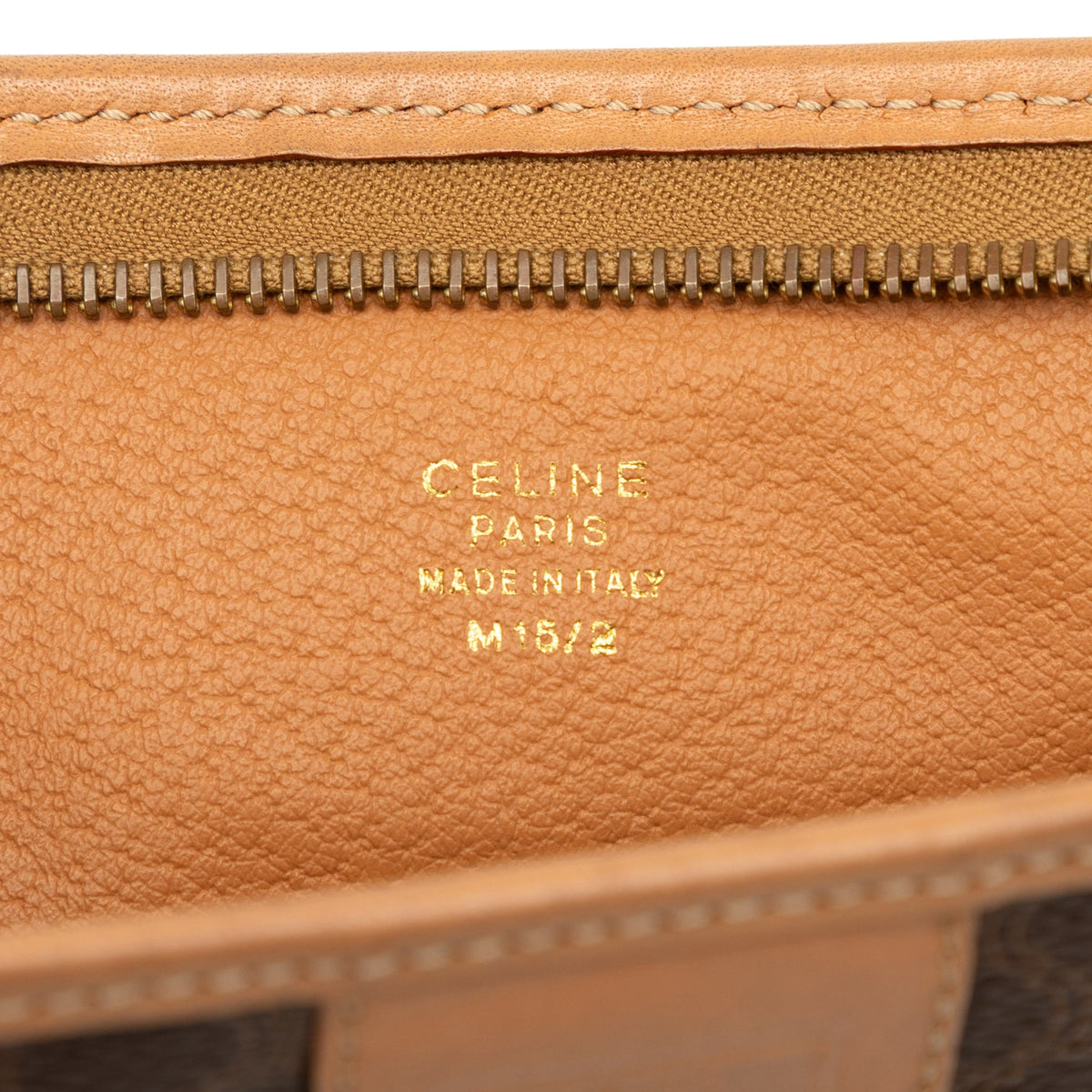 Celine Macadam Coated Canvas Clutch