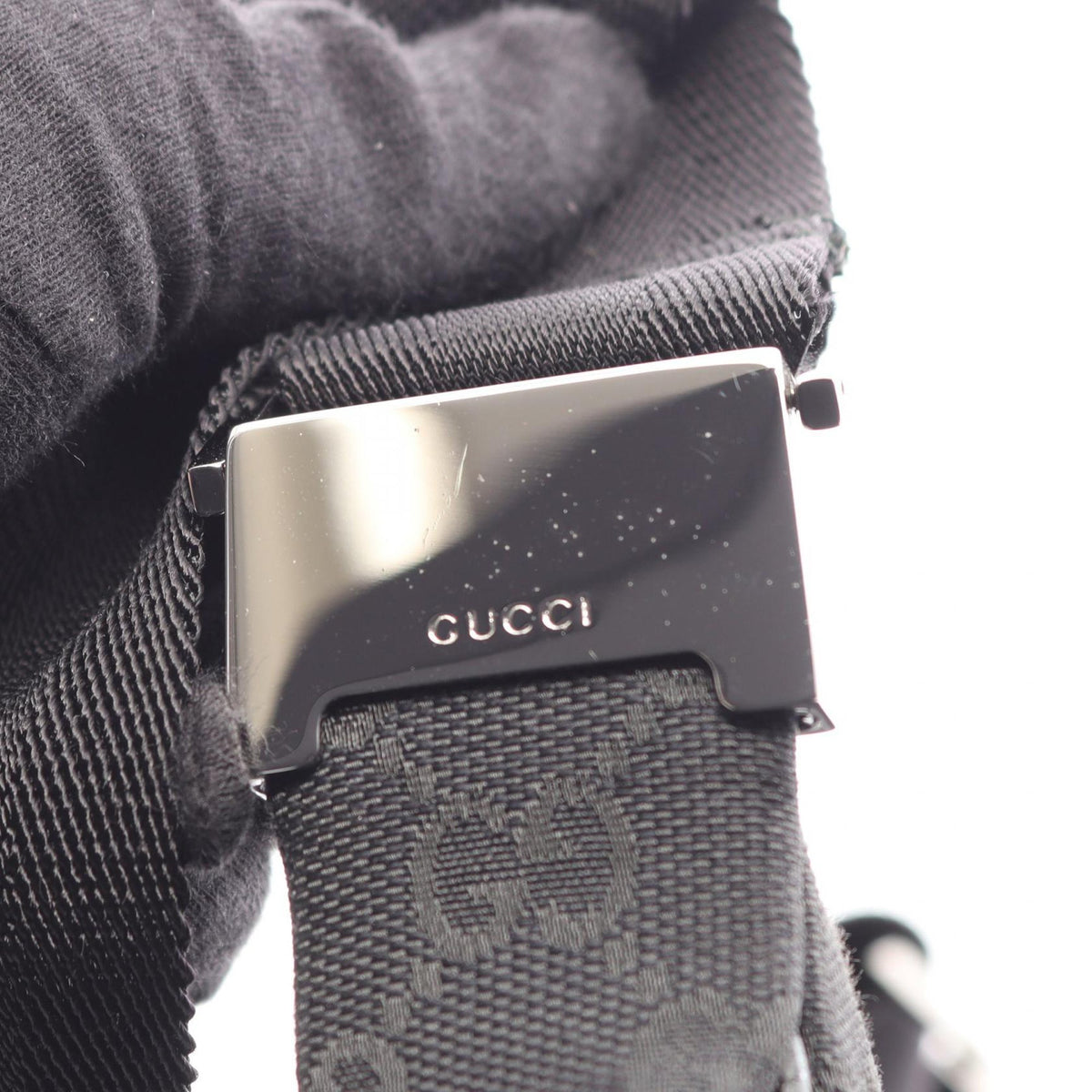 Gucci GG Canvas Crossbody — Black