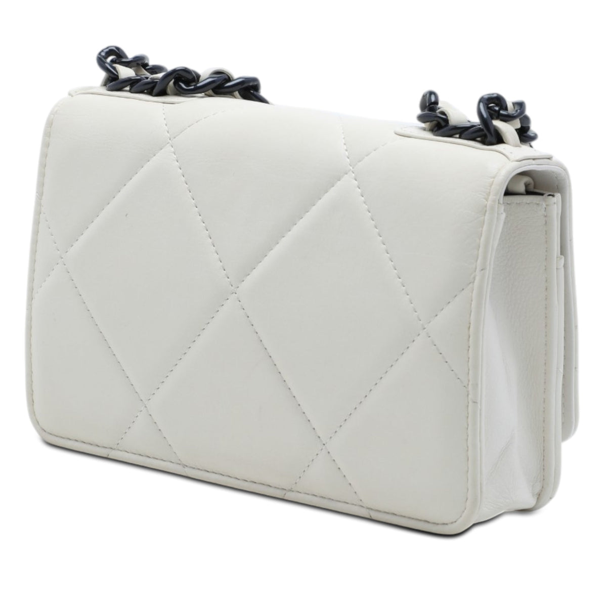 Chanel Quilted Lambskin Chanel 19 Wallet On Chain