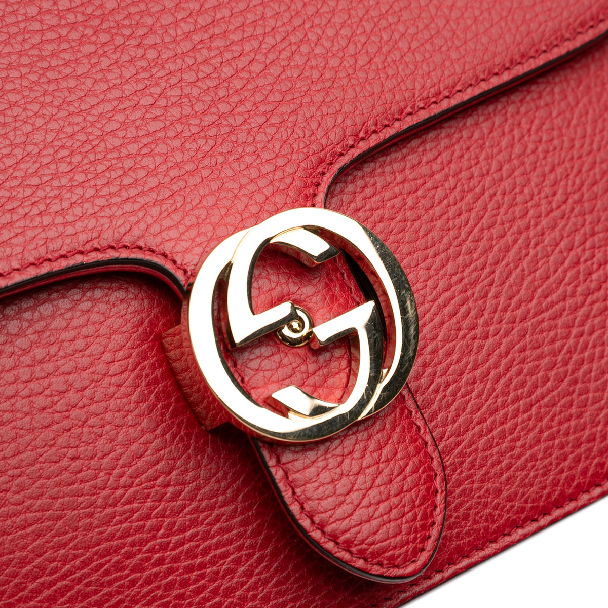 Gucci Medium Dollar Calfskin Interlocking G Crossbody