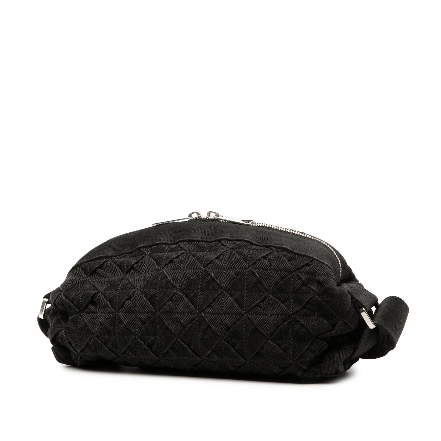 Bottega Veneta Canvas Intrecciato Webbing Belt Bag