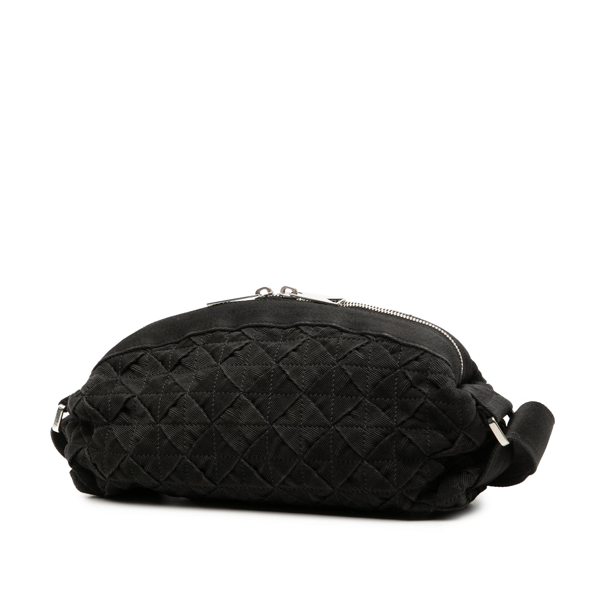 Bottega Veneta Canvas Intrecciato Webbing Belt Bag