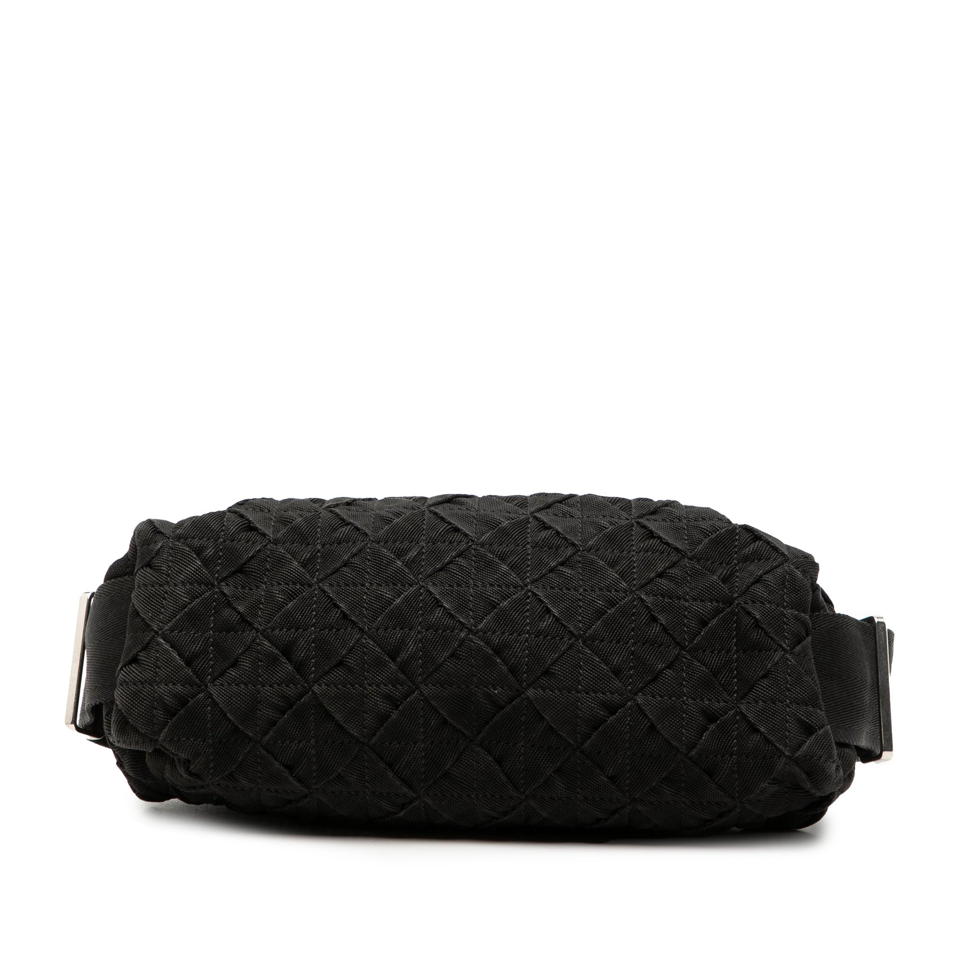 Bottega Veneta Canvas Intrecciato Webbing Belt Bag