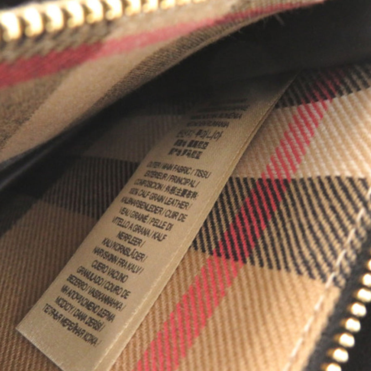 Burberry Metallic Calfskin Buckle Crossbody