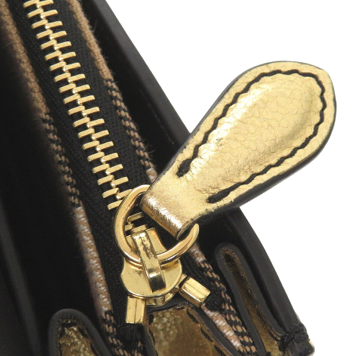 Burberry Metallic Calfskin Buckle Crossbody