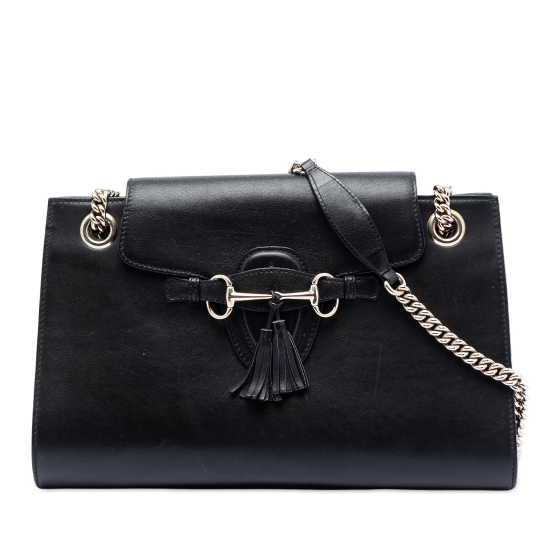 Gucci Large Calfskin Emily Shoulder Bag
