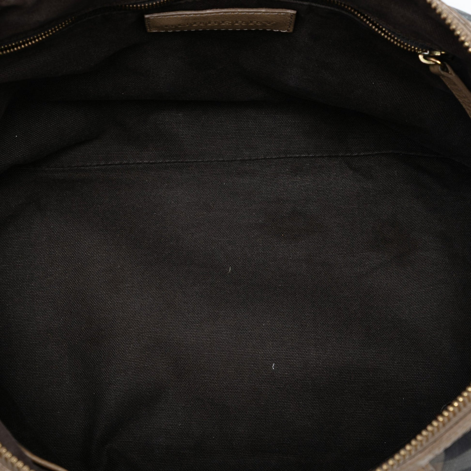 Burberry House Check Canvas Satchel