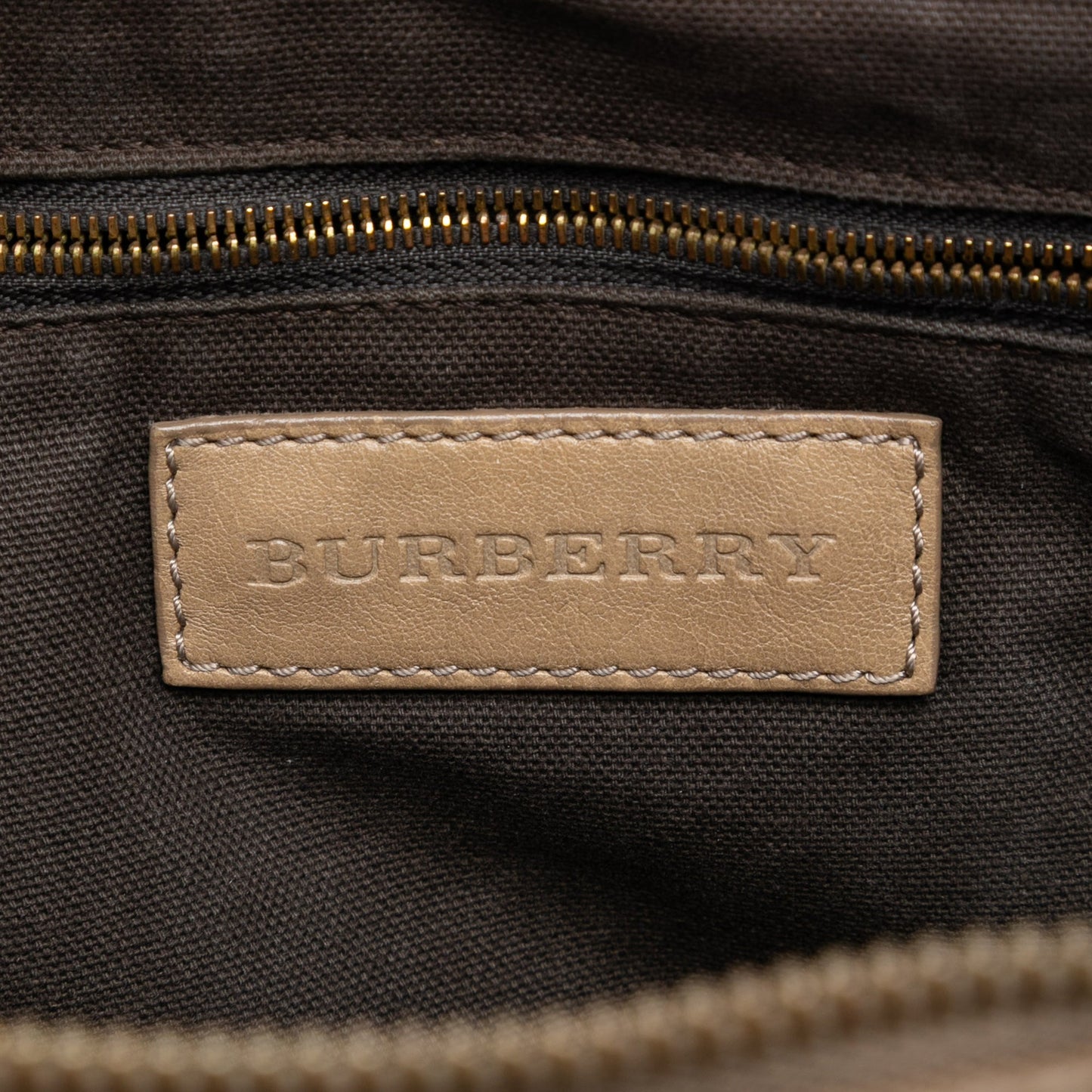 Burberry House Check Canvas Satchel
