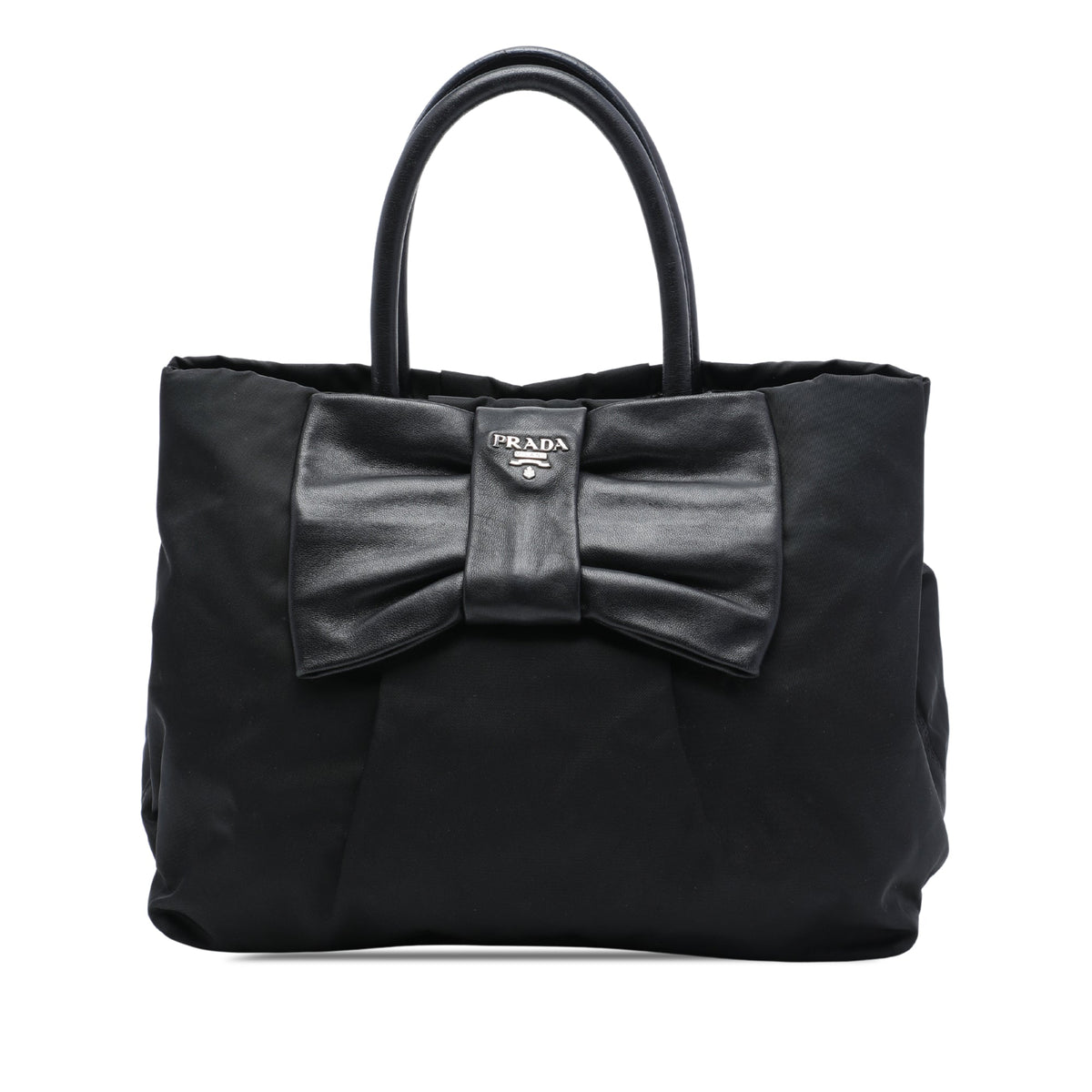 Prada Tessuto Fiocco Bow Tote